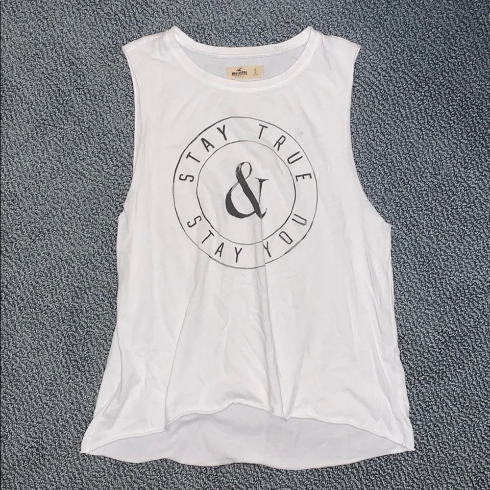 White Hollister Tank Top